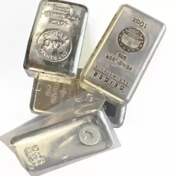 10oz Low Cost Silver Bullion Cast Bar