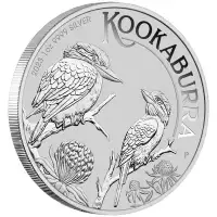  1oz Perth Mint Silver Minted Kookaburra 2022 Coin