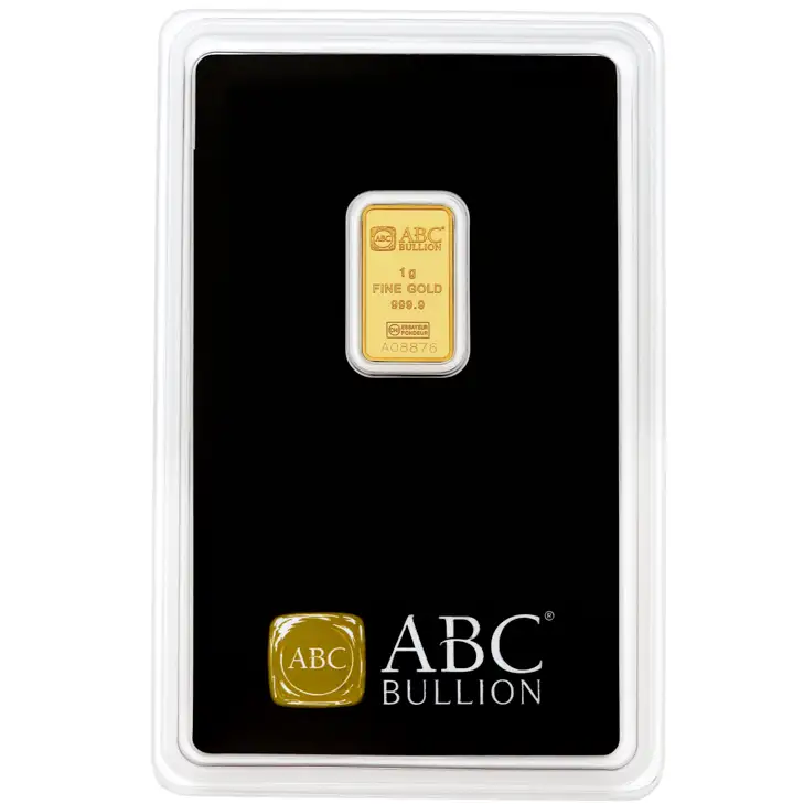 1g ABC Bullion Minted Gold Tablet